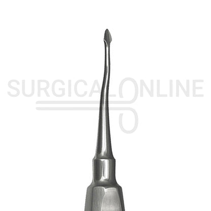 Dental Spade Concave Root Elevator #60U Straight 6″