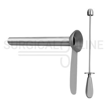 Kelly Anoscope Proctoscope 22 × 200mm Rectal Speculum OB/GYN