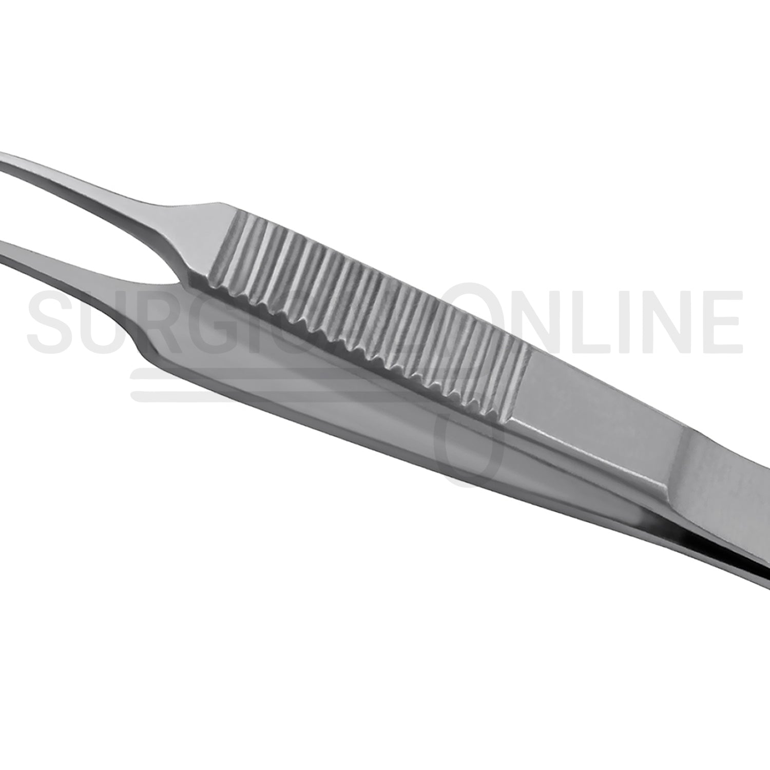 Graefe Iris Forceps Full Curved. 1/2 Teeth 3.00"