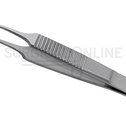 Graefe Iris Forceps Full Curved. 1/2 Teeth 3.00"