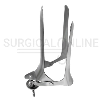 Polansky Vaginal Speculum 10.5″ 3-Blades With Butterfly Screw