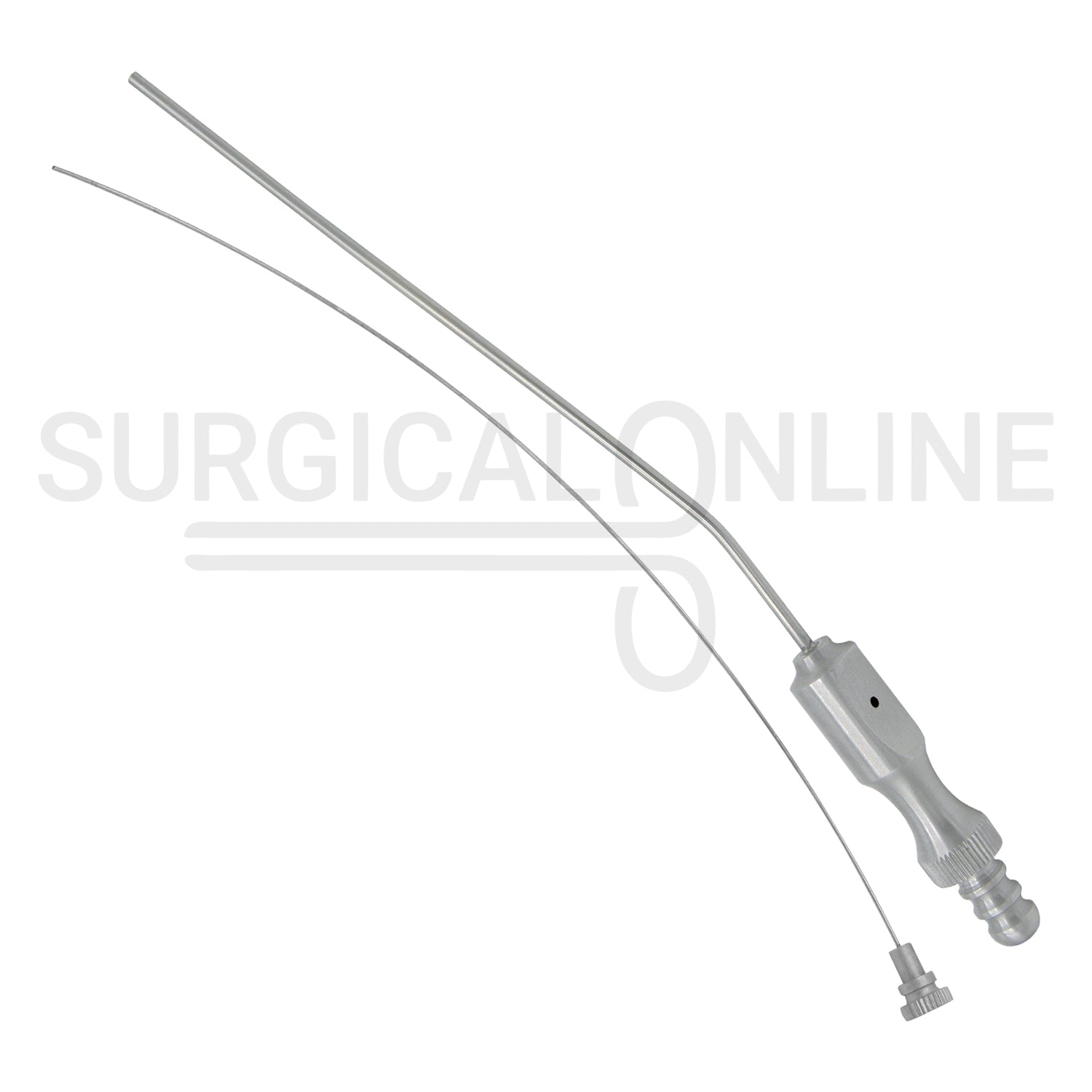 Frazier Suction Tube 9FR (3.00mm) Finger Cut-Off Angled 7.6" Aspirator