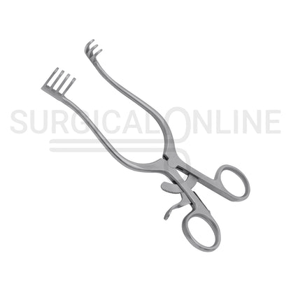 Weitlaner Self-Retaining Retractor 3X4 Prong Blunt 4.50"