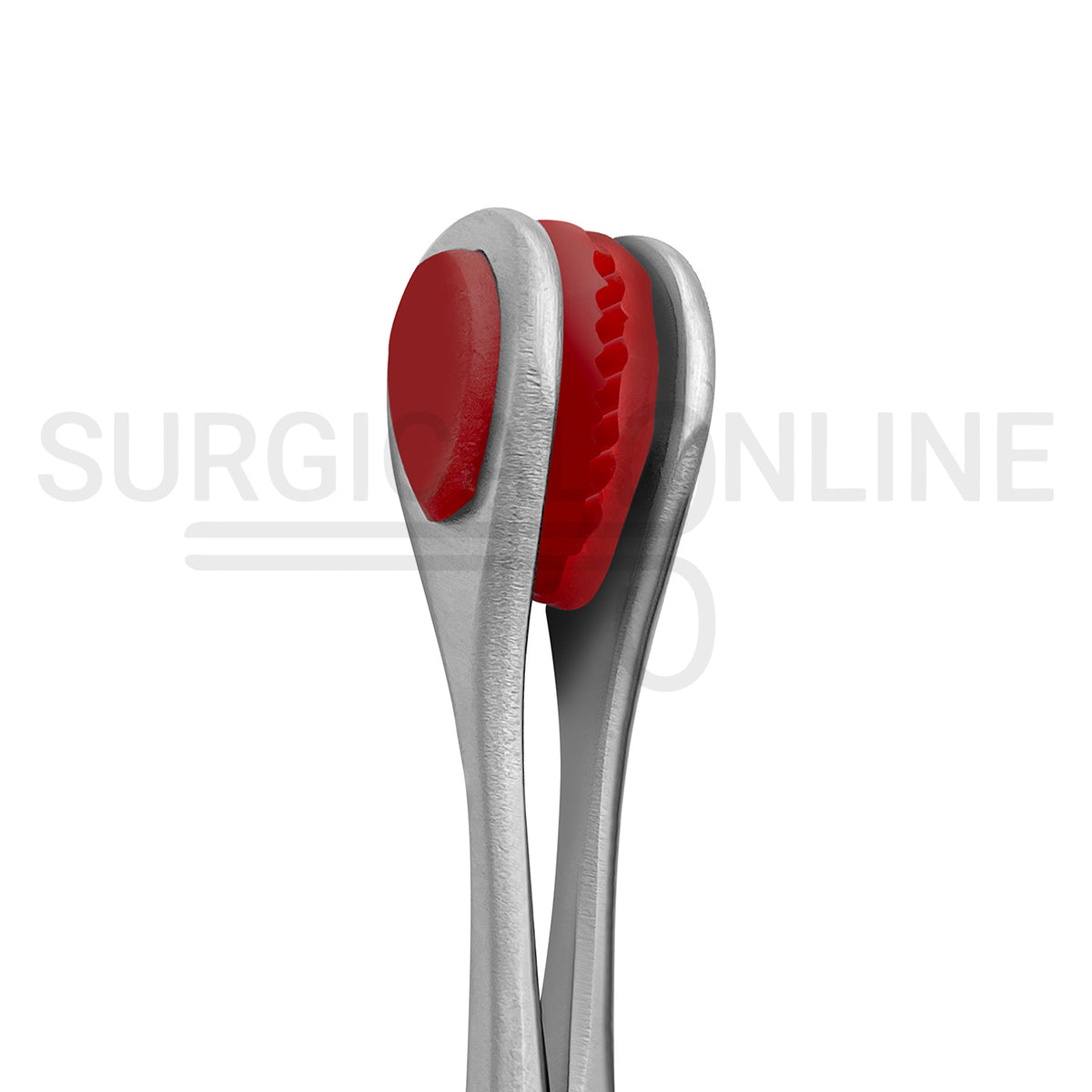Young Tongue Forceps 6.5″ With Rubber Inserts Jaws