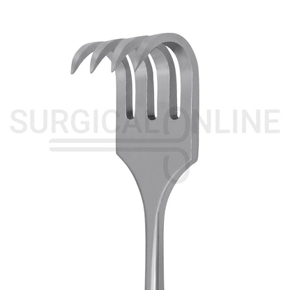 Volkman Retractor 8.50" Sharp 4 Prong