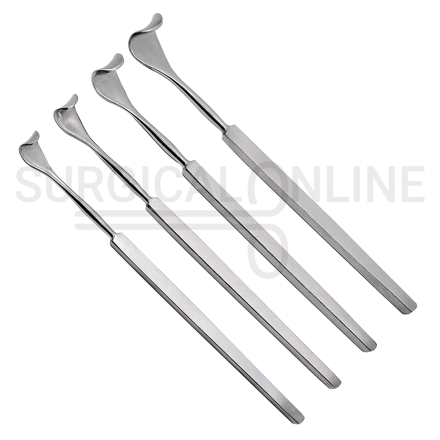 4 Pcs Desmarres Eyelid Retractor 5.5″ Size-1, 2, 3, & 4 Set