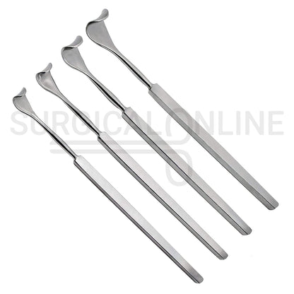 4 Pcs Desmarres Eyelid Retractor 5.5″ Size-1, 2, 3, & 4 Set