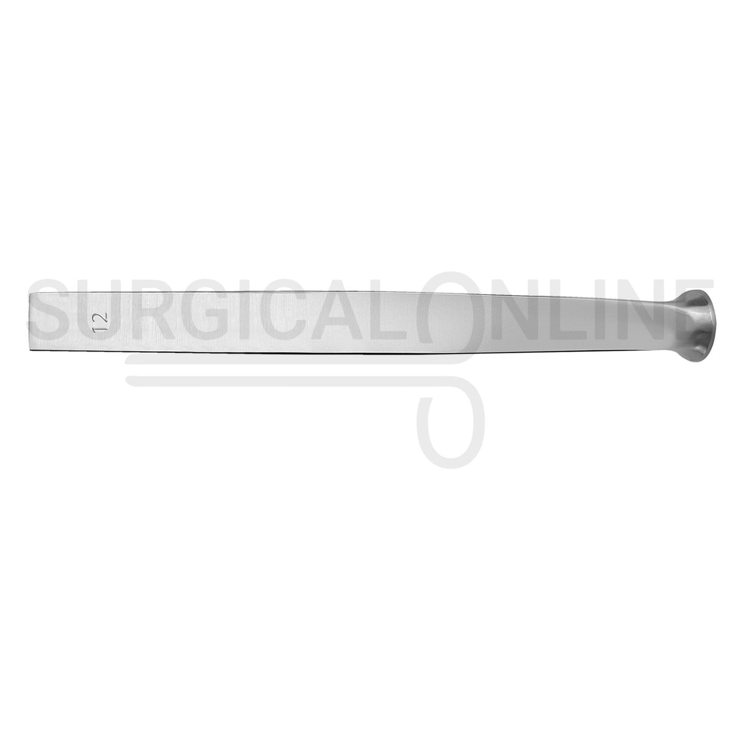US Army Pattern Osteotome 6.25" Straight 12mm Wide