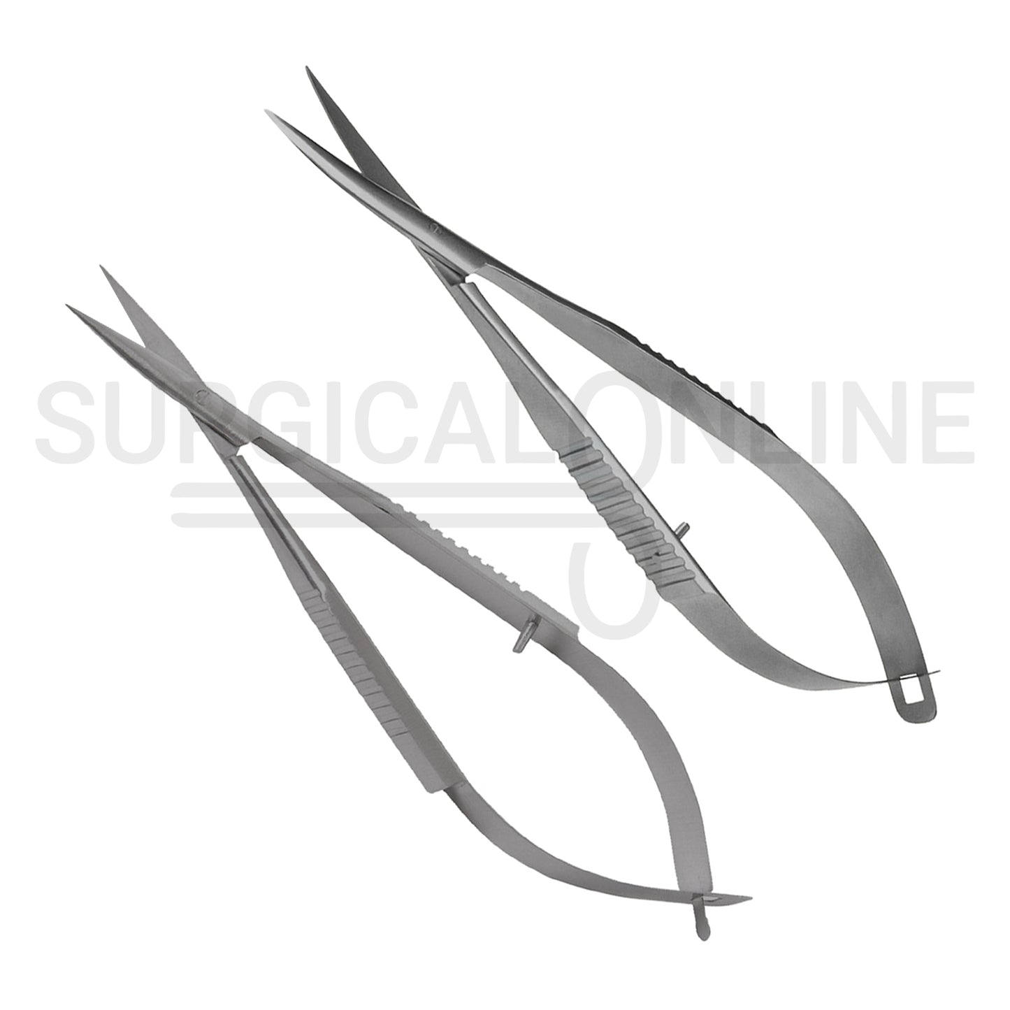 2 Pcs Westcott Tenotomy Scissors 4.5″ Straight & Curved Set