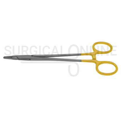 TC Ryder Needle Holder 8″ Serrated Jaws With Gold-Plated Handles