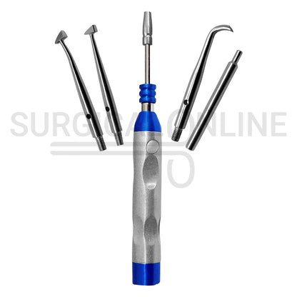 5 Pcs Automatic Dental Crown Remover Gun Set