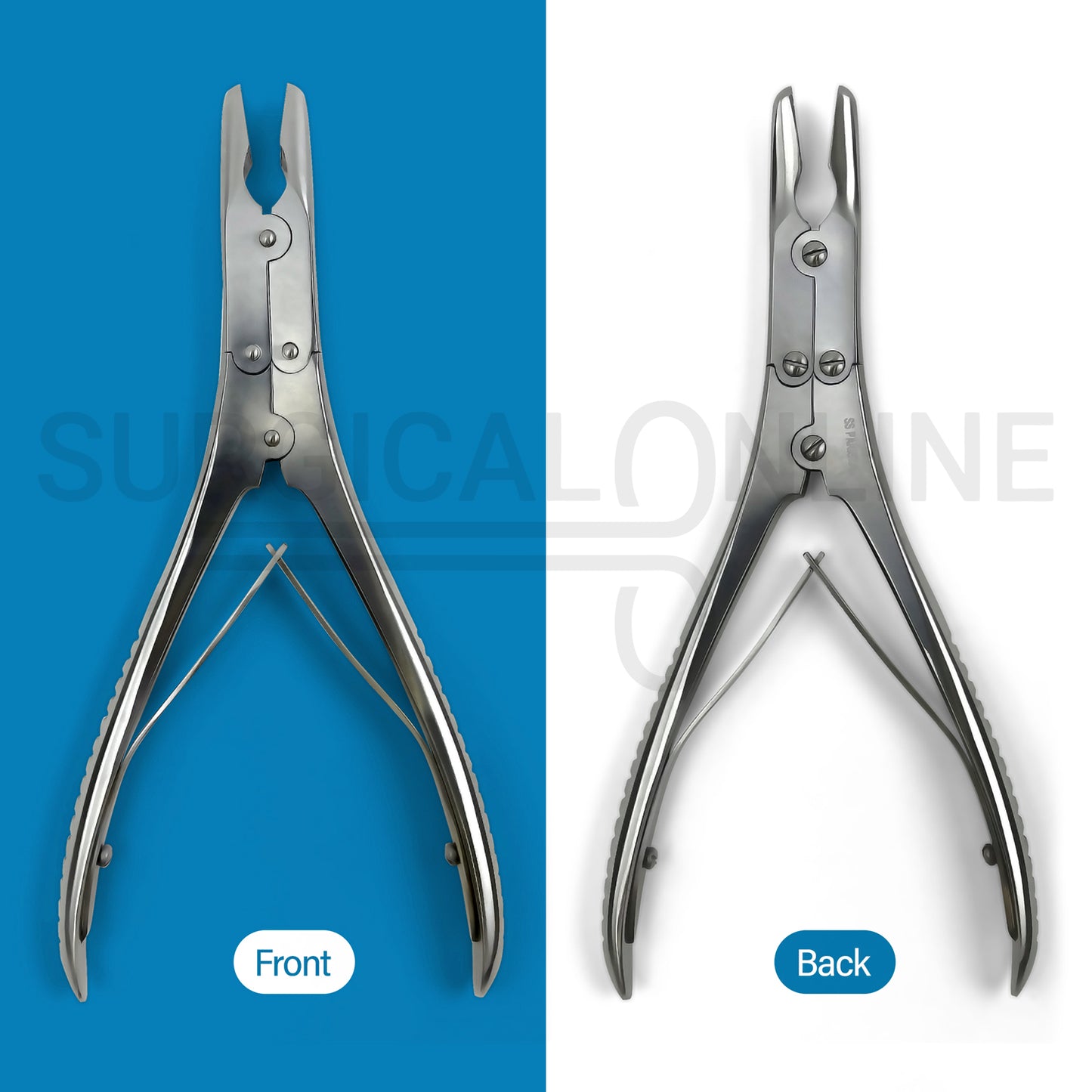 Ruskin Bone Rongeur Curved 7mm Bite 7.25"
