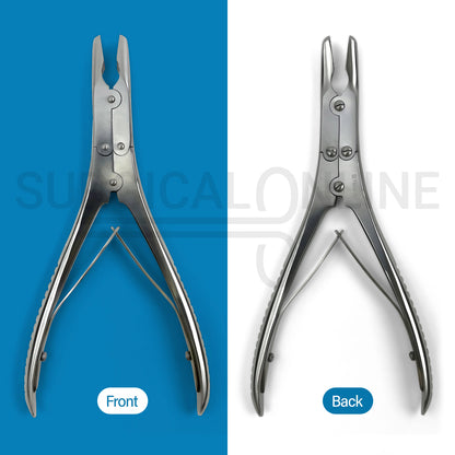 Ruskin Bone Rongeur Curved 7mm Bite 7.25"