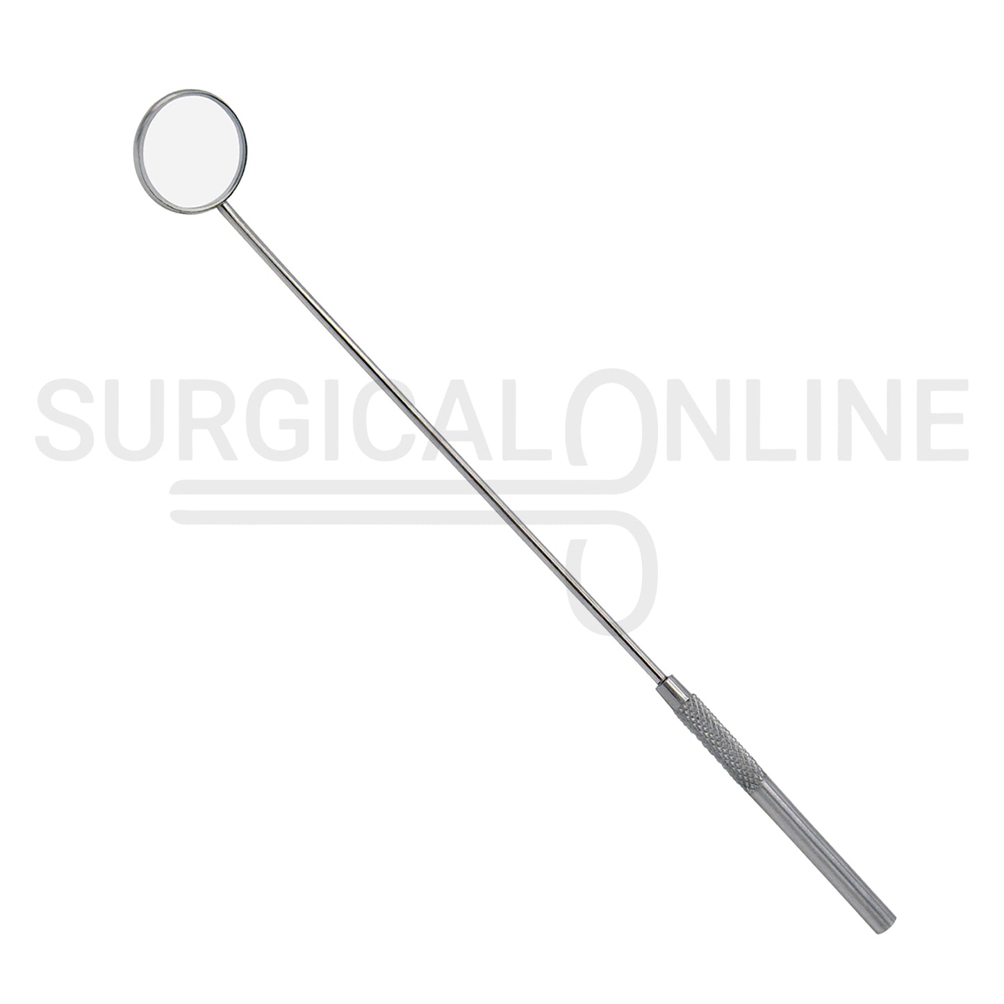 Laryngeal Mirror #4 22mm Angled Mirror With Grip Handle 8"