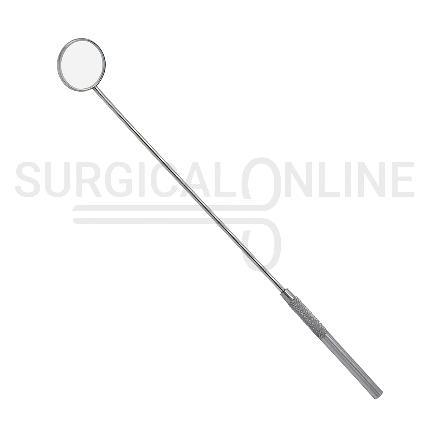 Laryngeal Mirror #4 22mm Angled Mirror With Grip Handle 8"