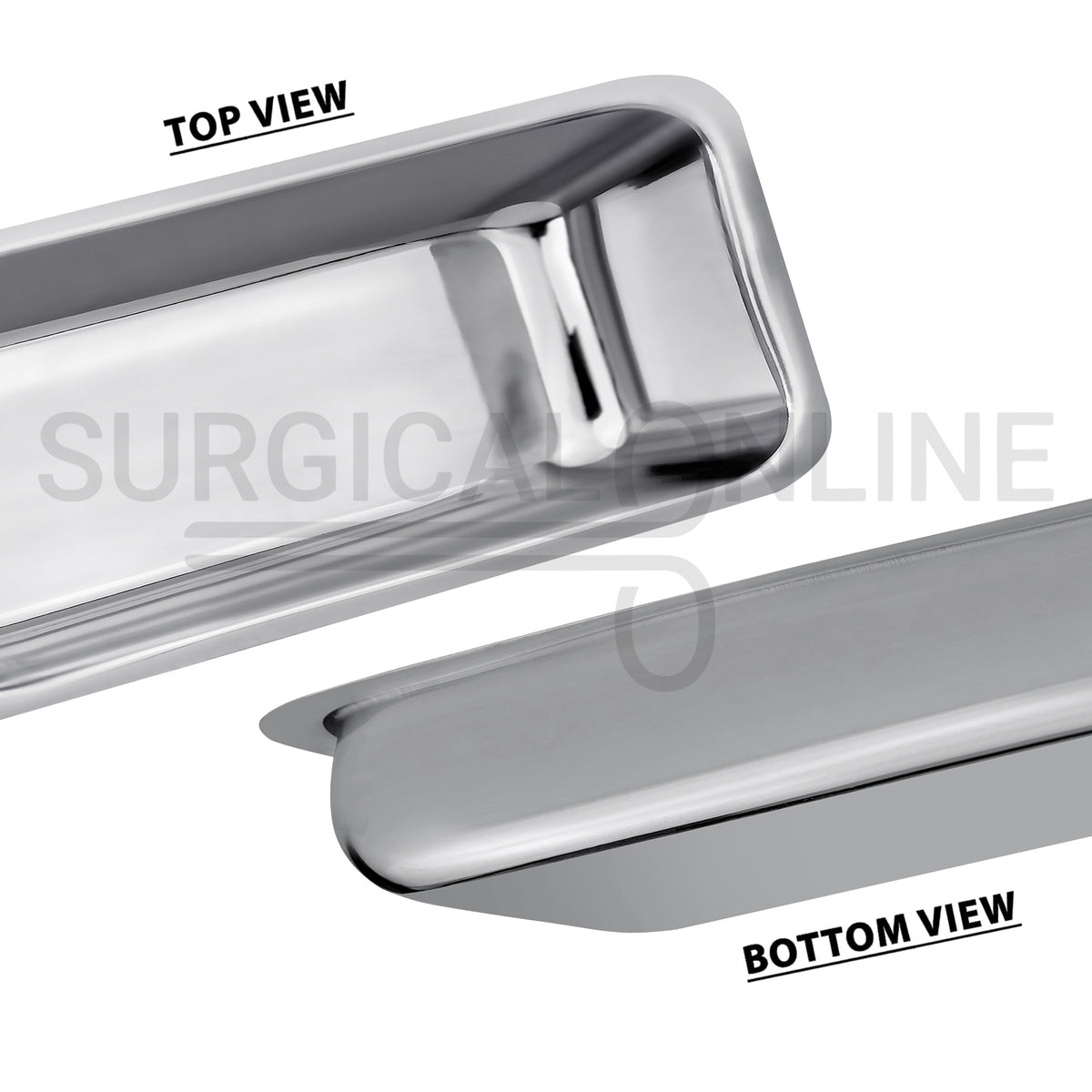 Instrument Sterilization Tray 8″ × 4″ × 2″ With Recessed Grip Lid