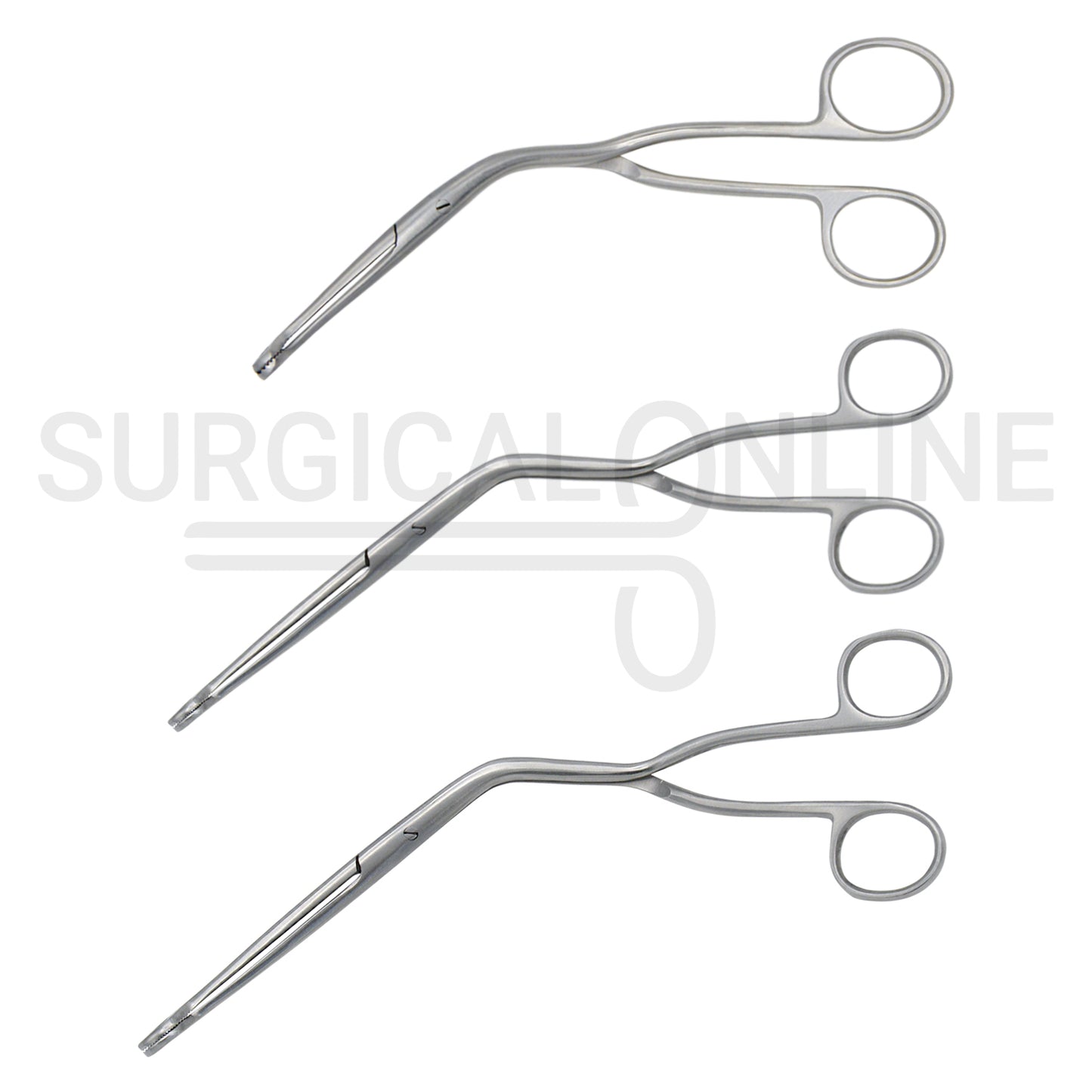 3 Pcs Magill Catheter Forceps 6", 8" & 10" Set