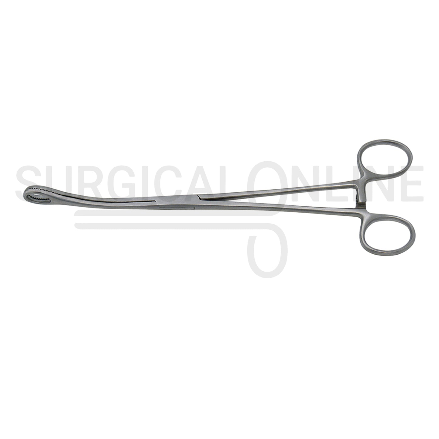 Foerster Sponge Forceps Serrated Curved 7.00"