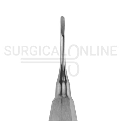 Luxating Elevator 3mm Straight Tip 5″ Half Gold Handle
