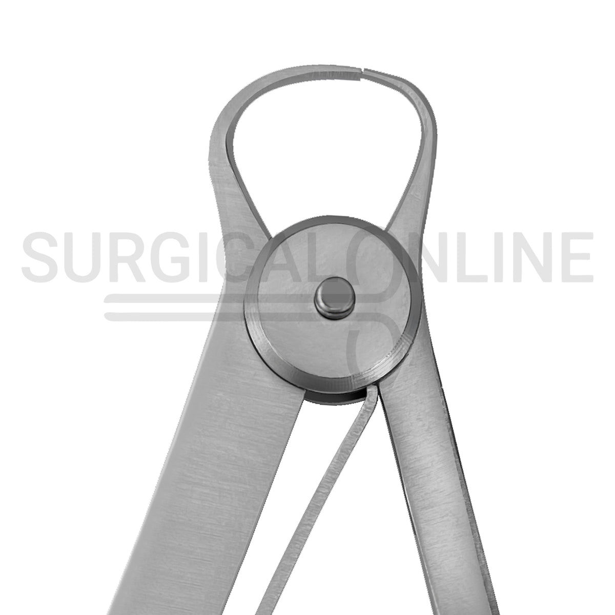 Crown Gauge Iwanson Spring Caliper 4″ Sharp Tips 0–10mm Scale