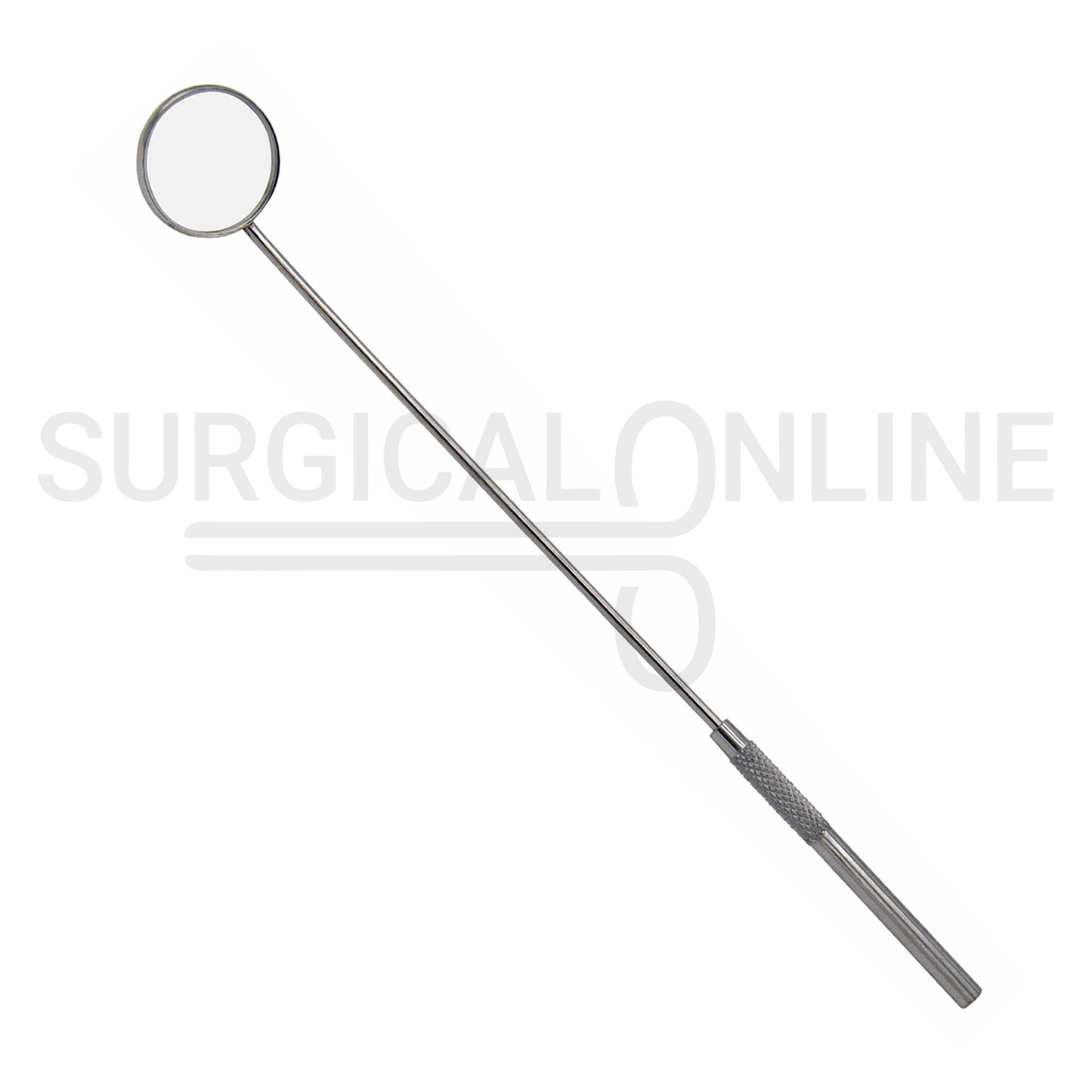 Laryngeal Mirror #6 26mm Angled Mirror With Grip Handle 8"