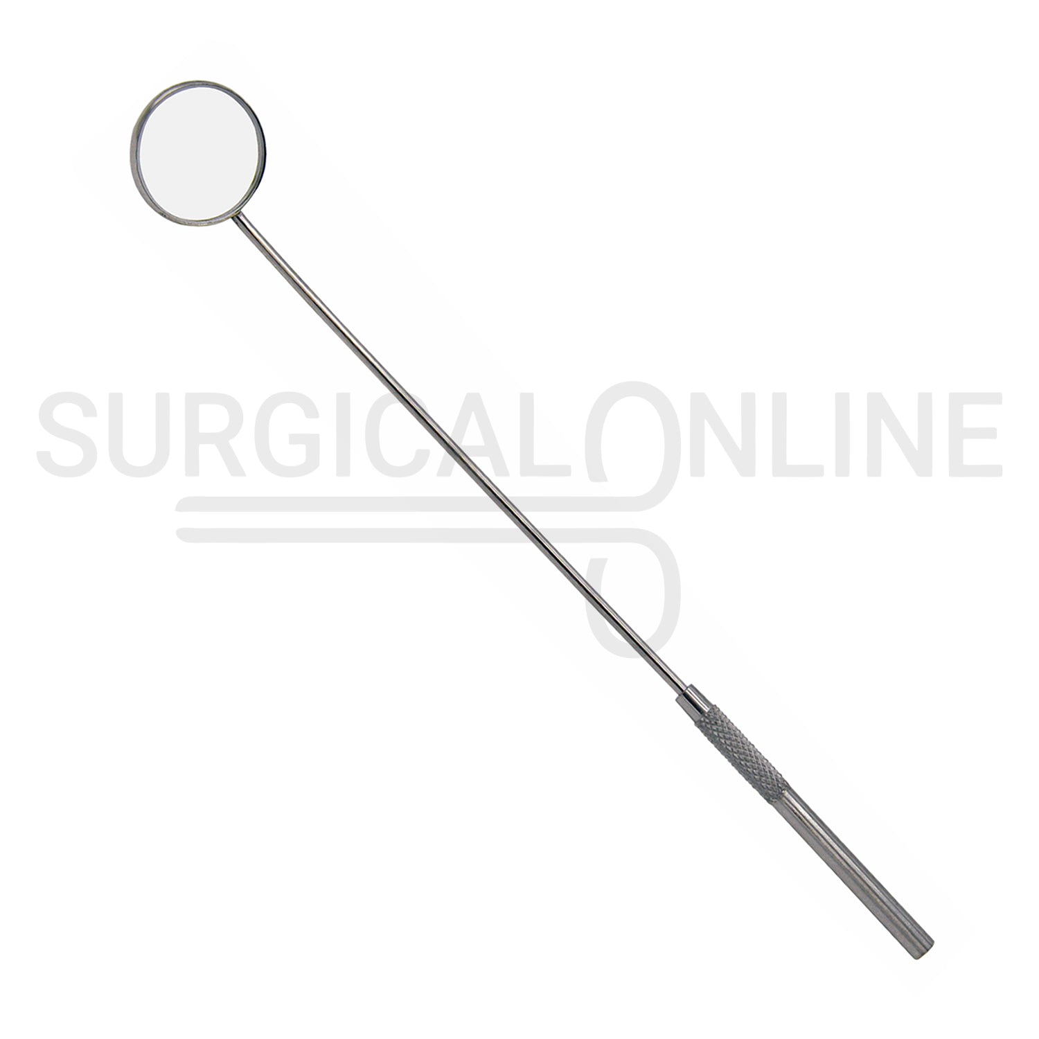 Laryngeal Mirror #6 26mm Angled Mirror With Grip Handle 8"