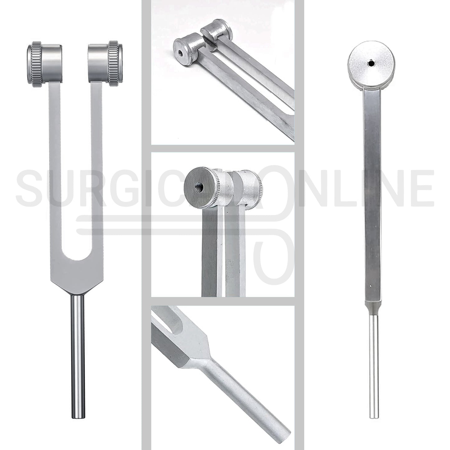 7 Pcs Tuning Fork C64, C128, C256, C512, C1024, C2048 & C4096 Set