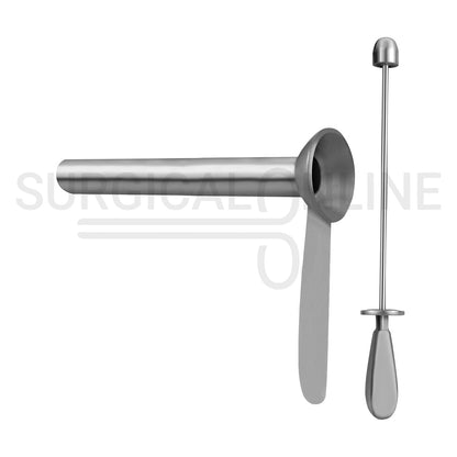 Kelly Anoscope Proctoscope 22 × 140mm Rectal Speculum OB/GYN