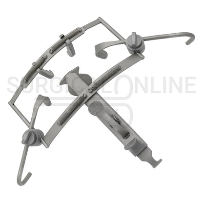 Dingman Mouth Gag Retractor Complete Set With 3 Tongue Blades