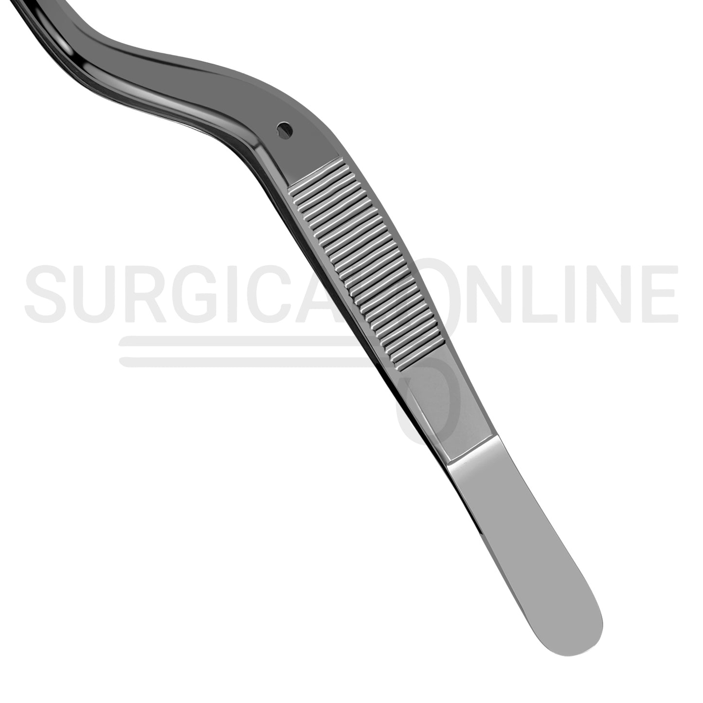 Lucae Bayonet Ear Forceps 5.50" Serrated Tips
