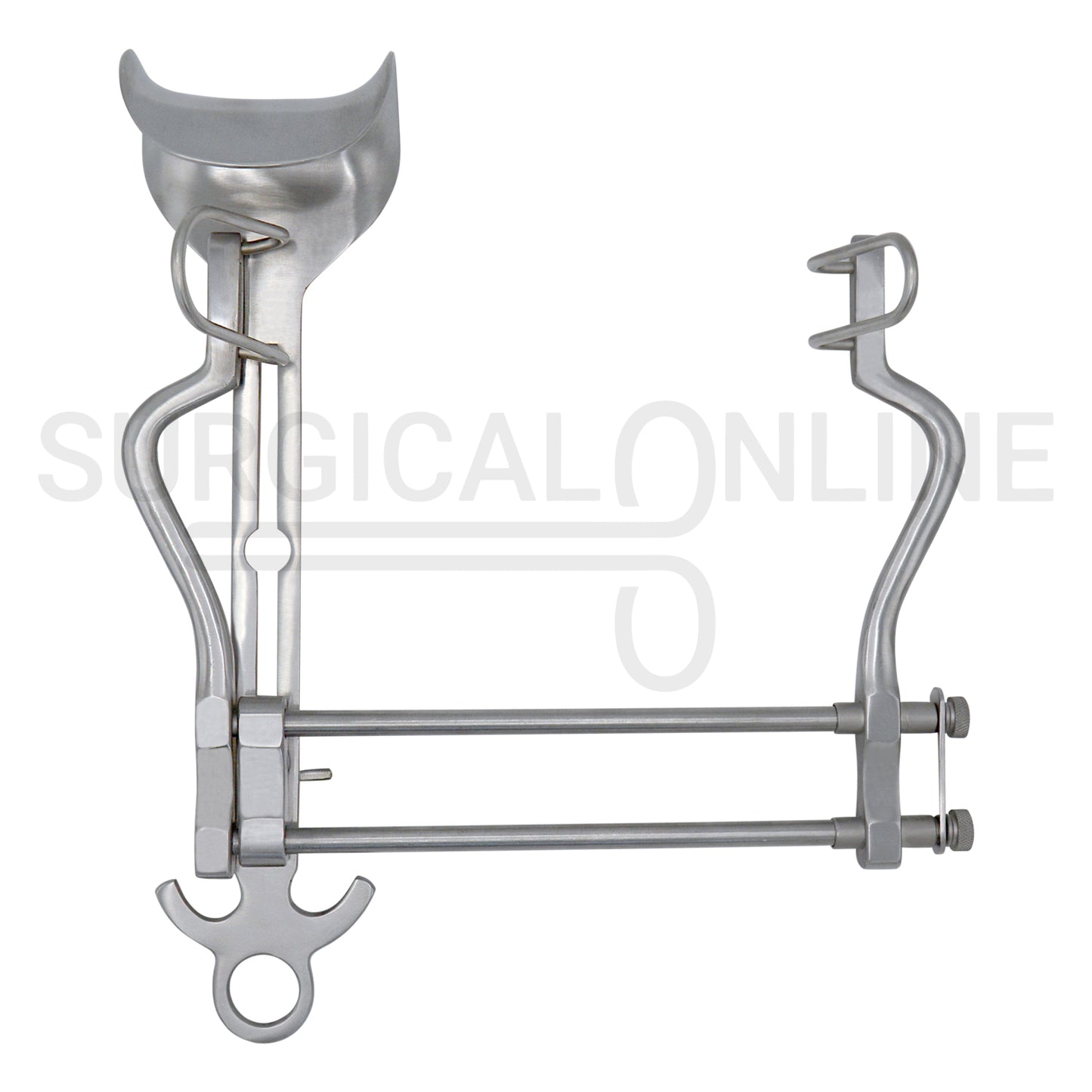 Balfour Abdominal Retractor 10.00" Spread With Fenestrated Blades