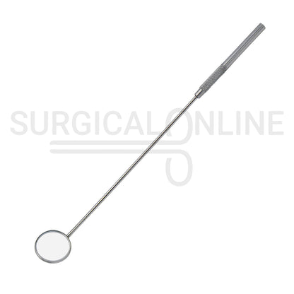 Laryngeal Mirror #4 22mm Angled Mirror With Grip Handle 8"