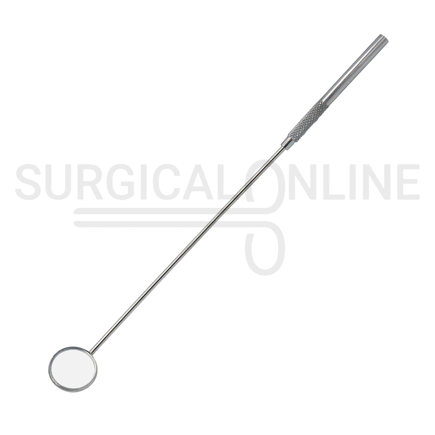 Laryngeal Mirror #3 20mm Angled Mirror With Grip Handle 8"
