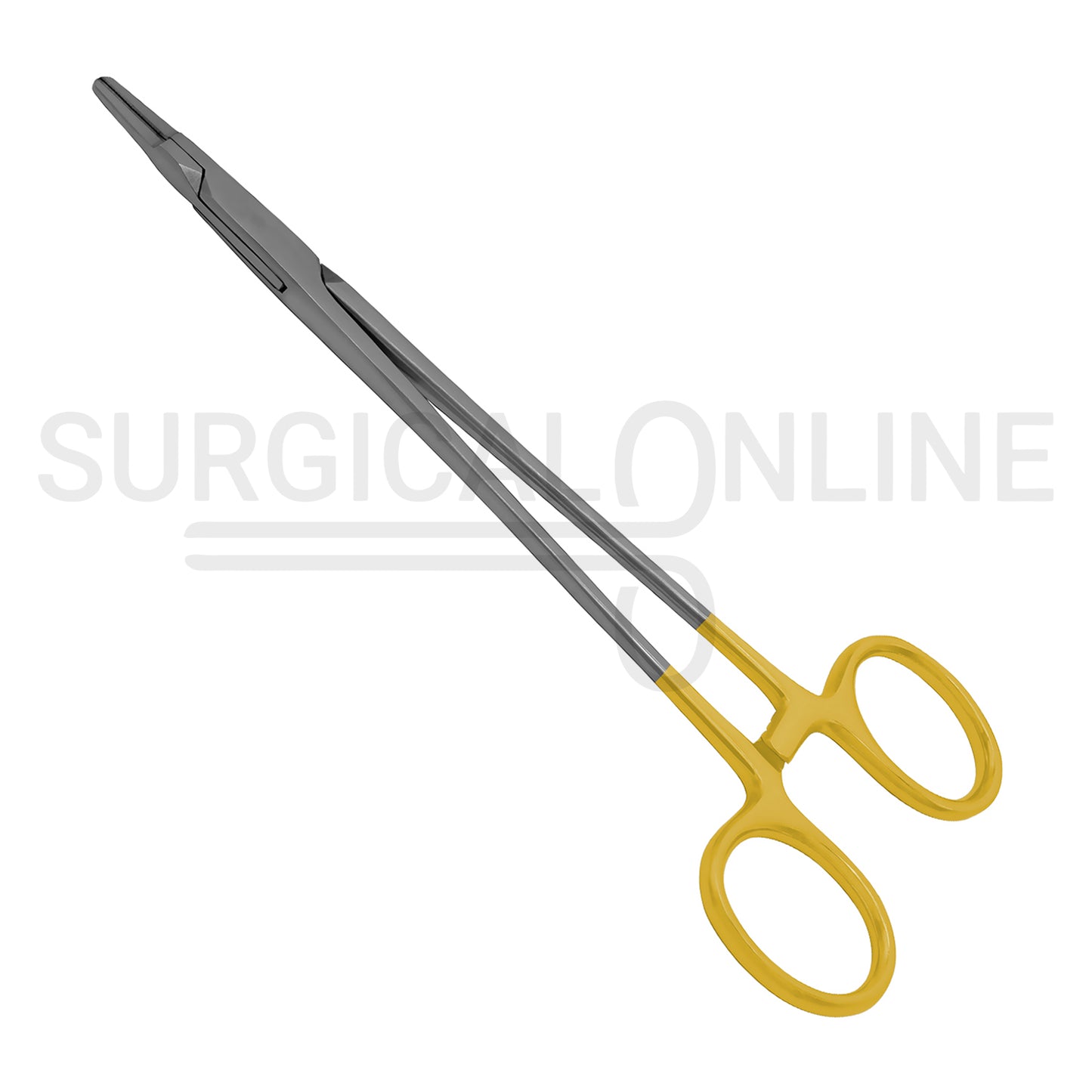 TC Ryder Needle Holder 7″ Serrated Jaws With Gold-Plated Handles