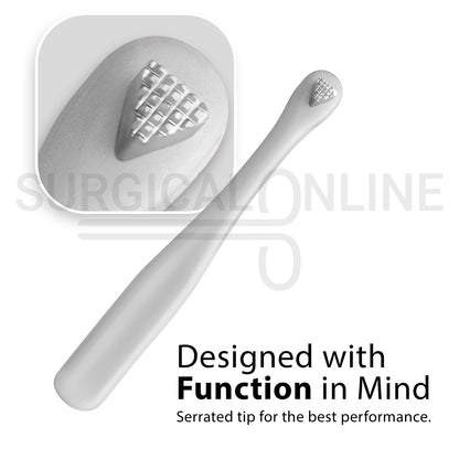 Molar Band Seater Bite Stick White 5" With Serrated Tip
