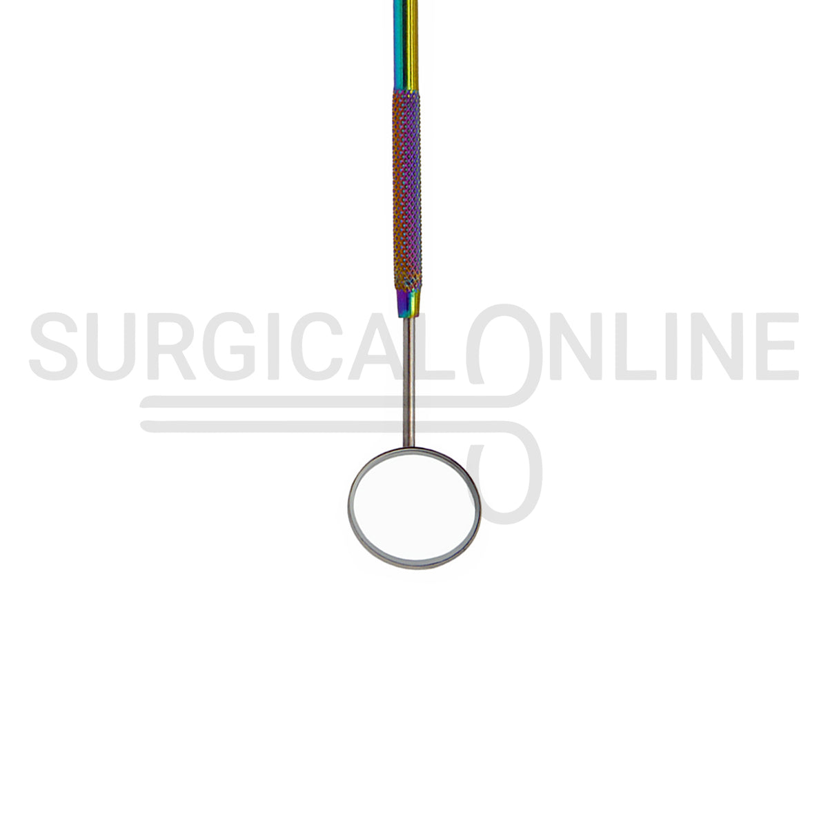Multi Rainbow Color Dental Mouth Mirror #5 With Handle 6.5″