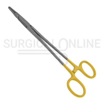 TC Ryder Needle Holder 8″ Serrated Jaws With Gold-Plated Handles