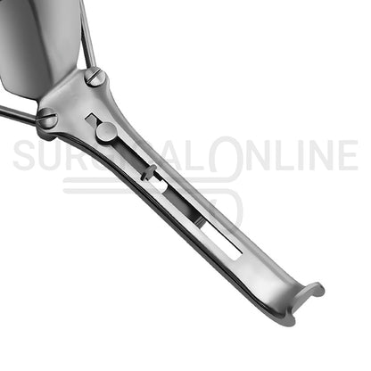 Guttmann Vaginal Speculum 9" Long, 4" x 1 3/8" Solid Center Blade