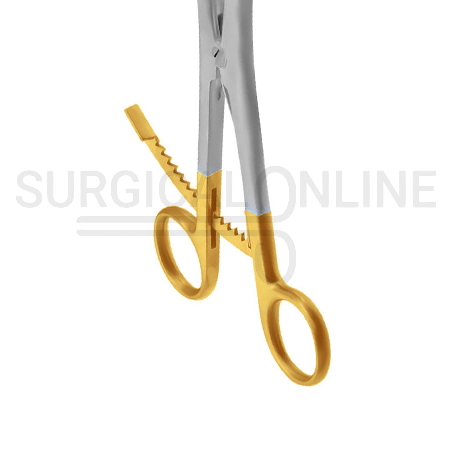 Lateral Vaginal Retractor 8.25″ Blue PVC Coated Tips With Gold Handles