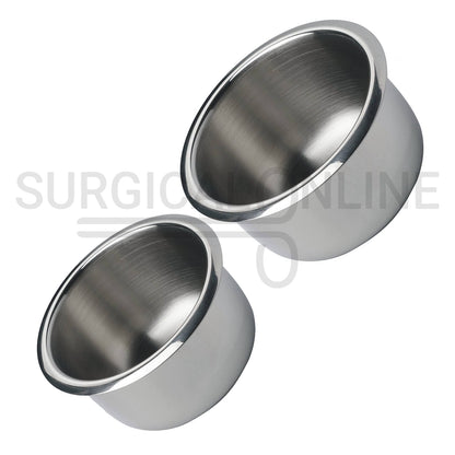 2 Pcs Gallipot 1oz & 2oz Straight Sided First Aid Bowl Set