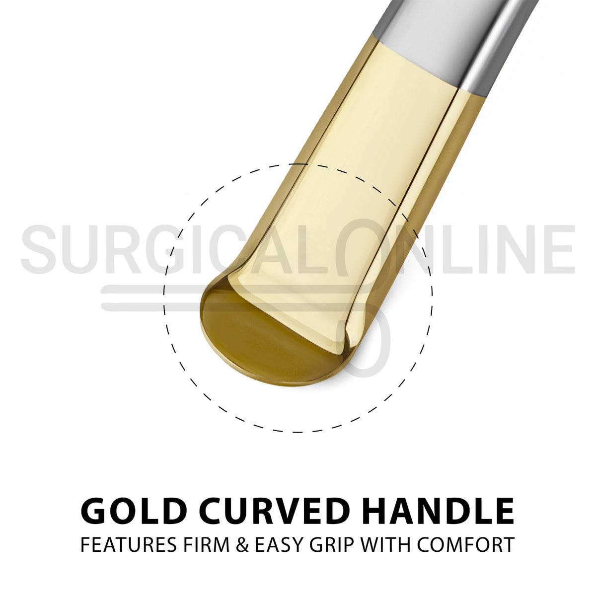 Minnesota Cheek Retractor 5.5″ Double Ended W/Half Gold Handle