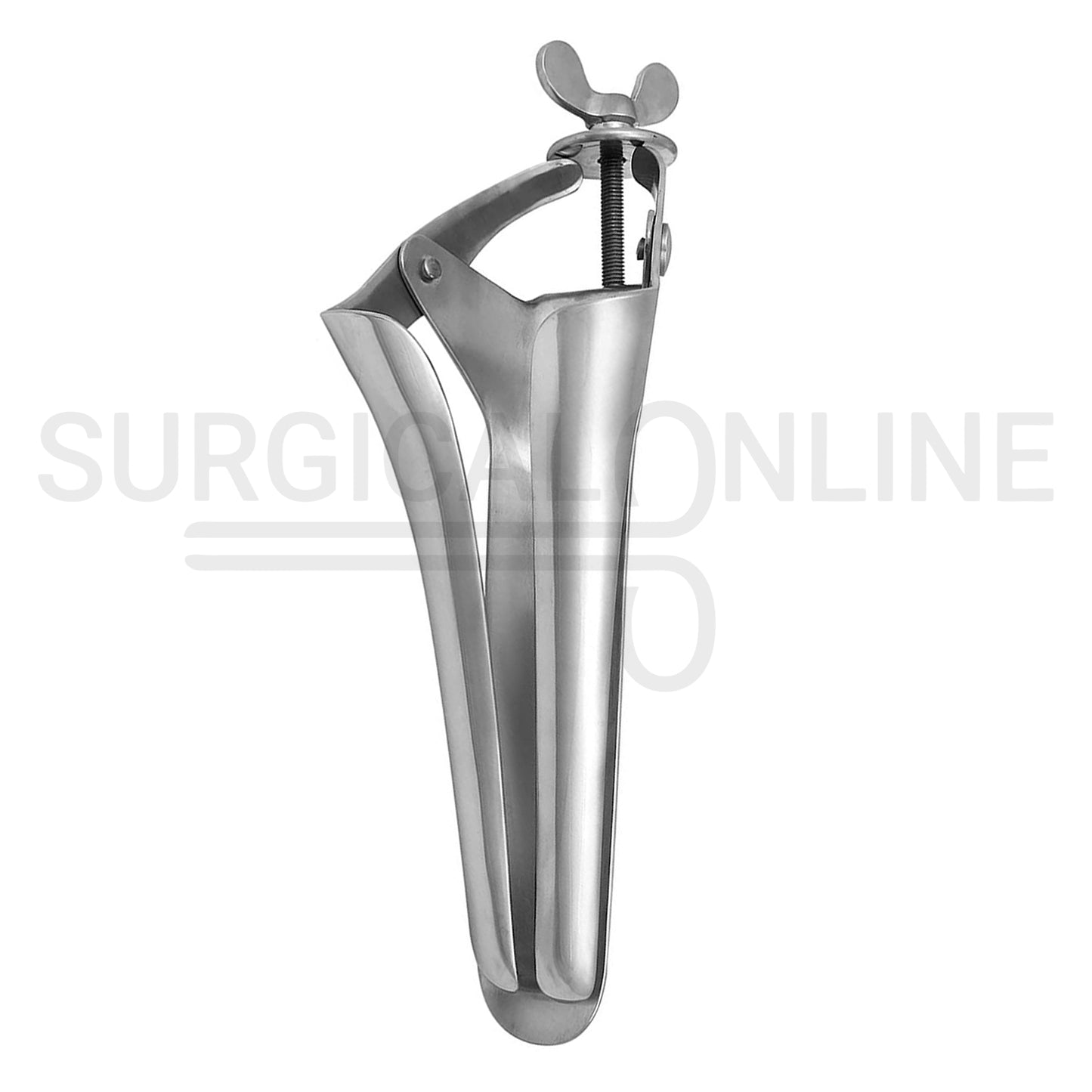 Polansky Vaginal Speculum 17″ 3-Blades With Butterfly Screw