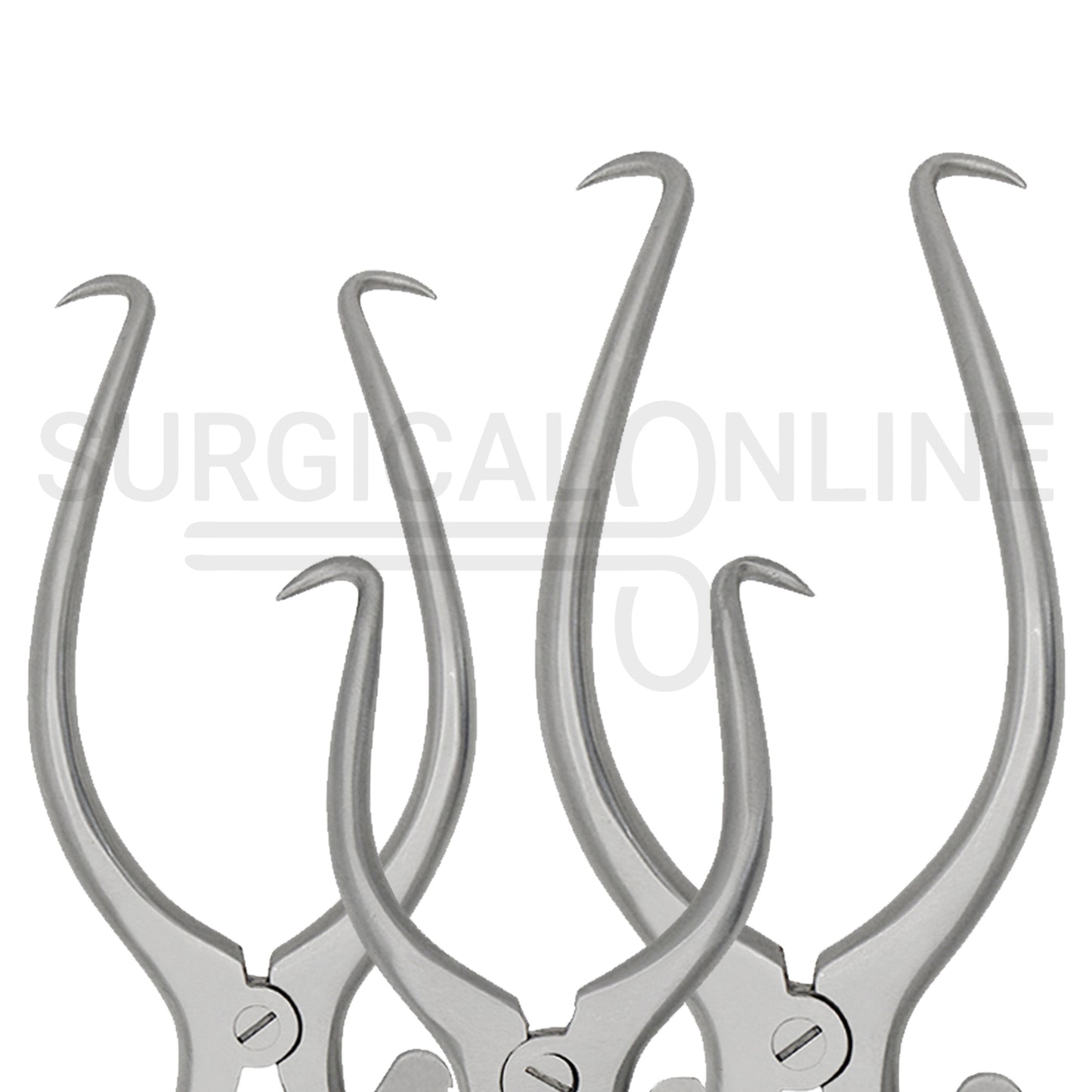 3 Pcs Gelpi Retractor With Grip Lock 3.50" 5.50" 6.50" Set