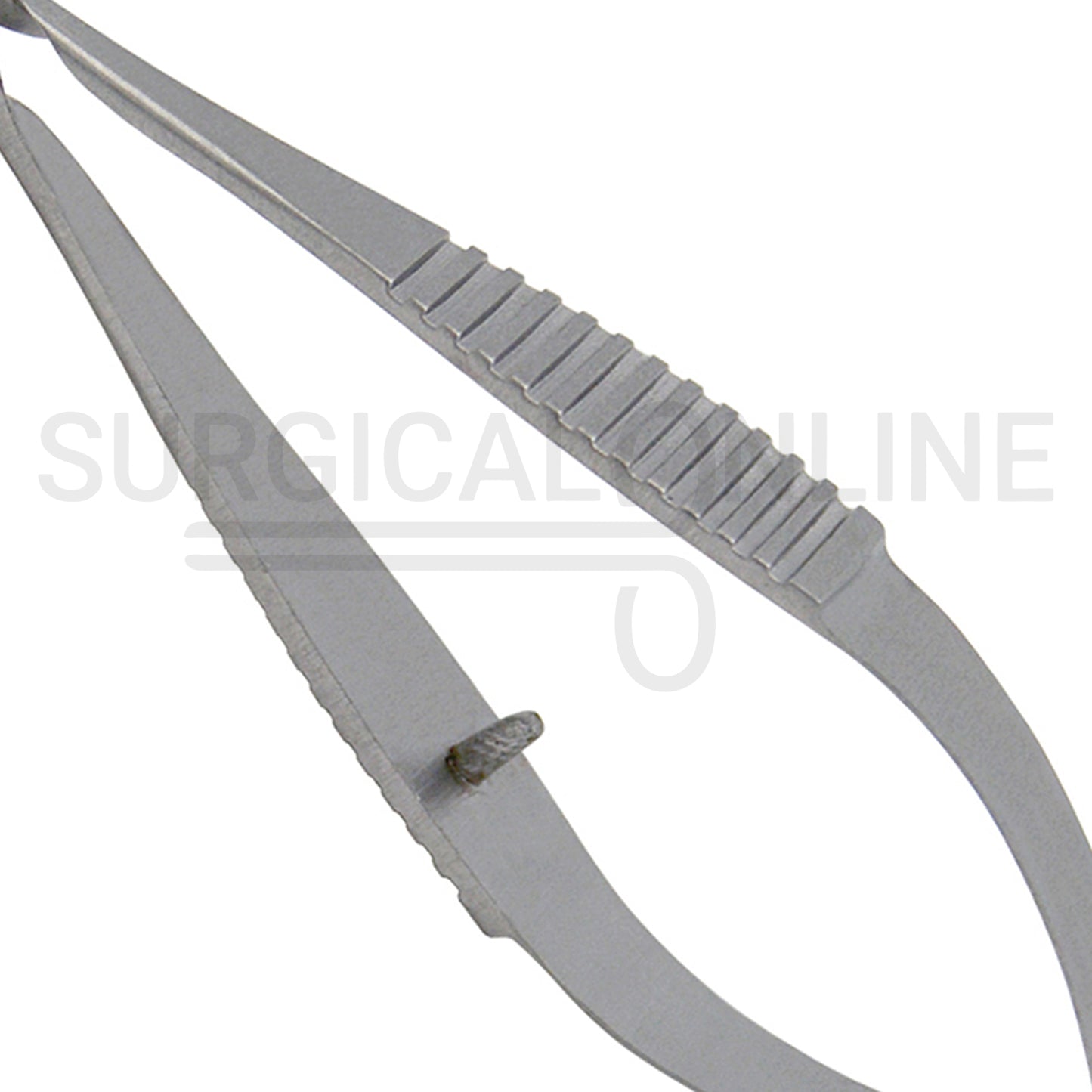 Micro Vannas Scissors Spring Handle 3″ Curved Sharp Blades
