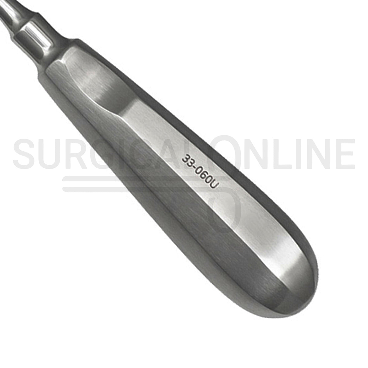 Dental Spade Concave Root Elevator #60U Straight 6″