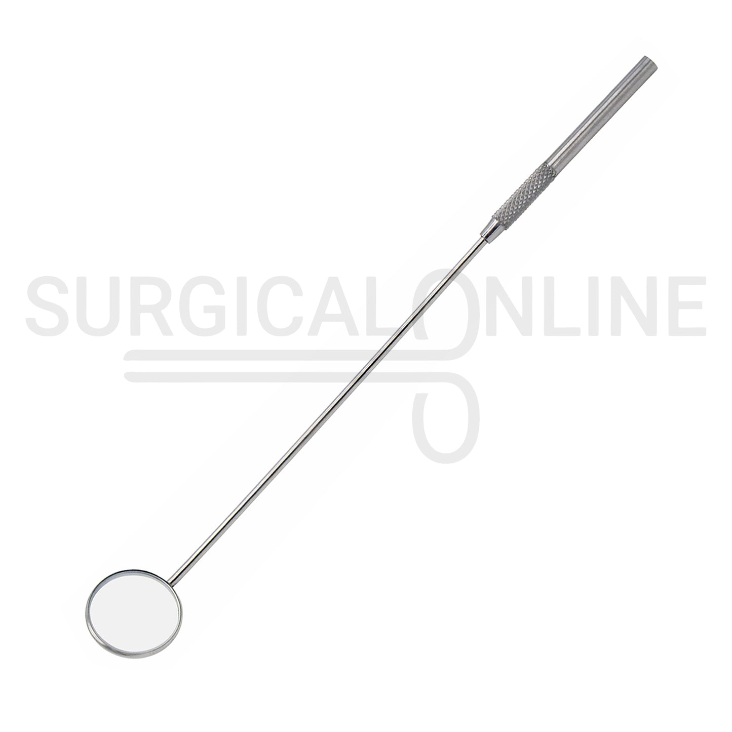 Laryngeal Mirror #5 24mm Angled Mirror With Grip Handle 8"