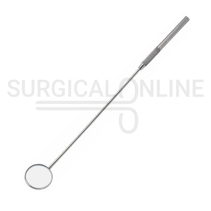 Laryngeal Mirror #5 24mm Angled Mirror With Grip Handle 8"