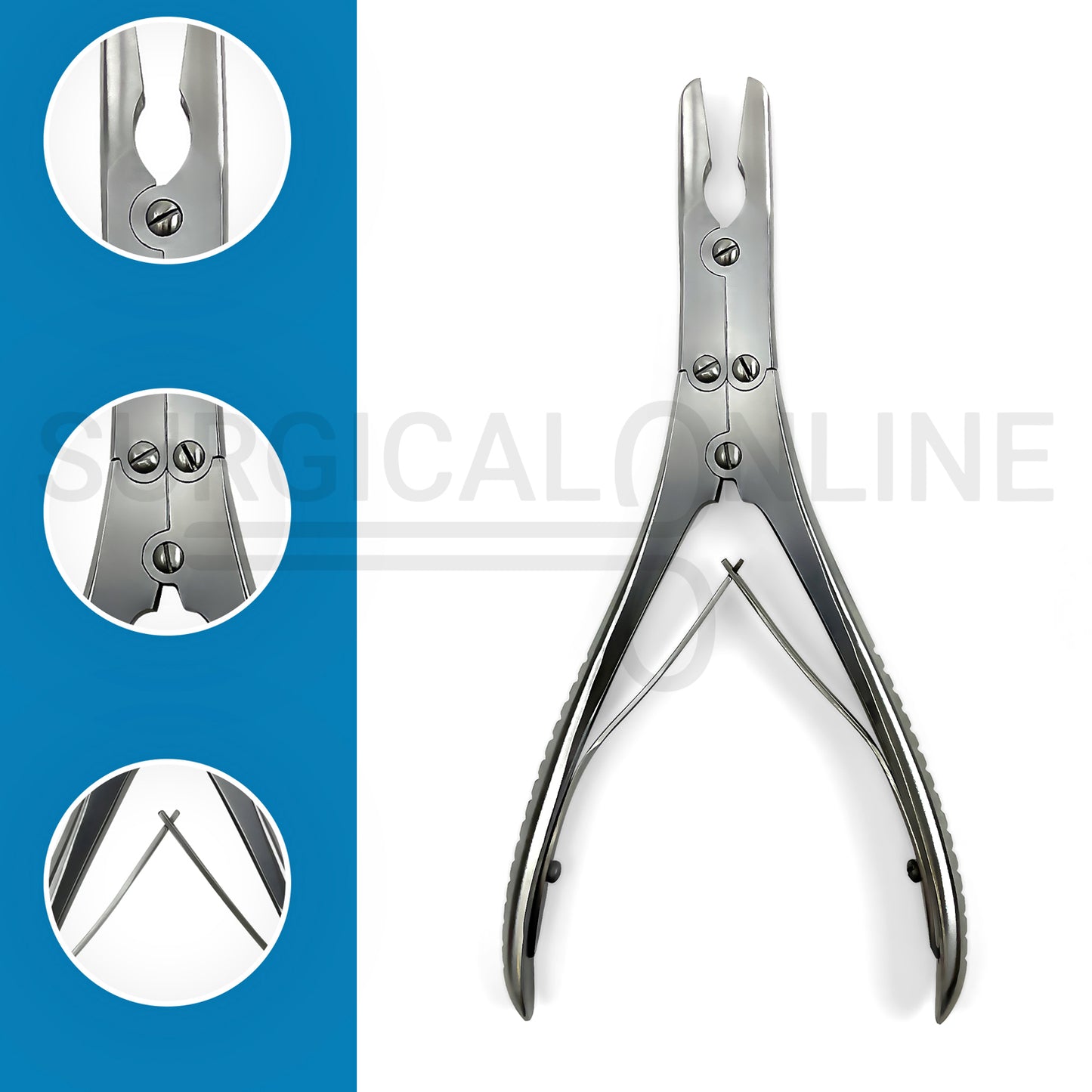 Ruskin Bone Rongeur 6.00″ Straight 3mm Bite