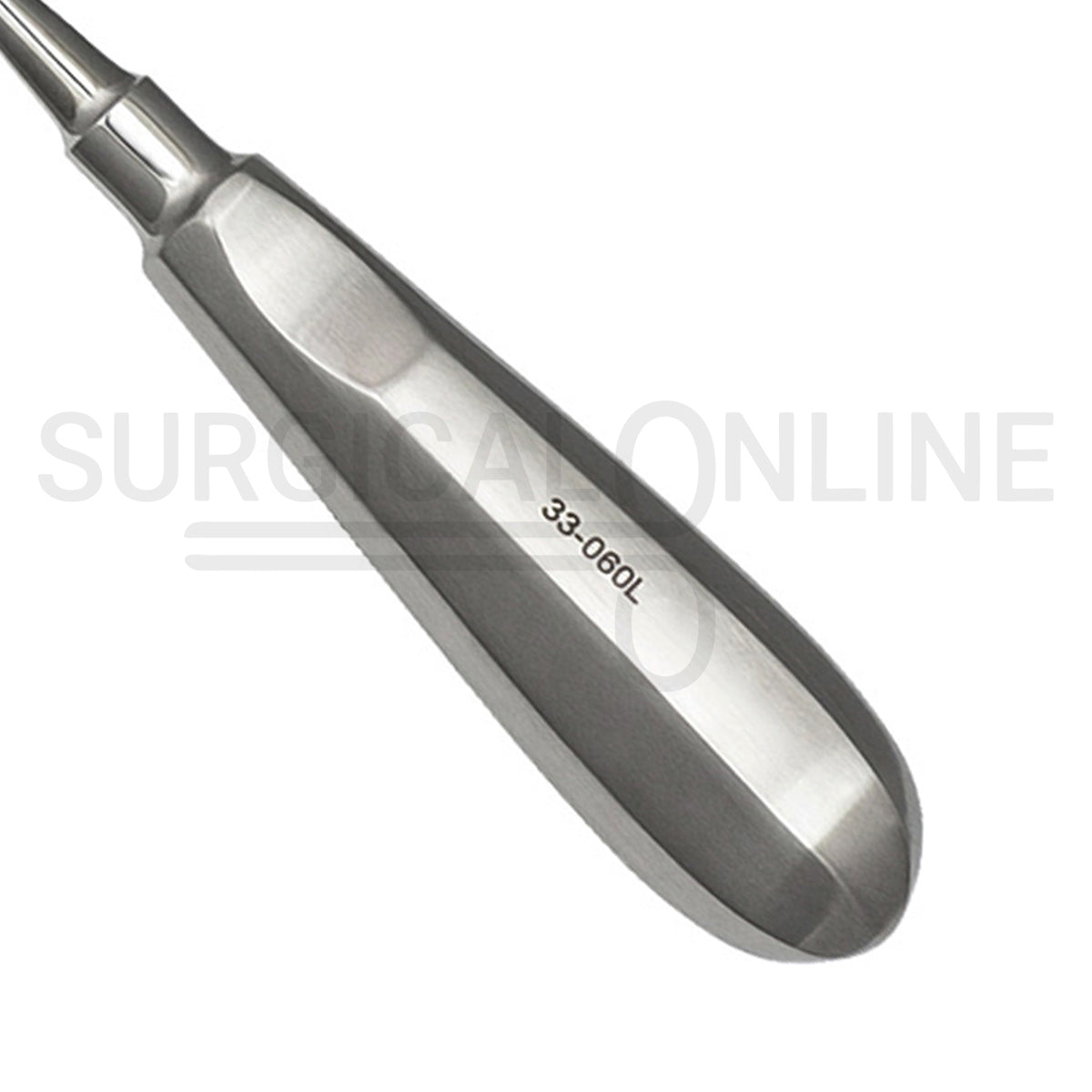 Dental Spade Concave Root Elevator #60L Angled Left 6″