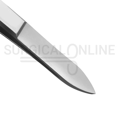 Iris Tissue Forceps 1X2 Teeth Half Curved. 4.00"